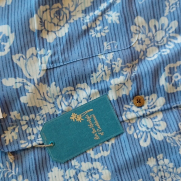 Caribbean Roundtree & Yorke Hawaiian Mens shirt s-2xl new - Picture 3 of 5